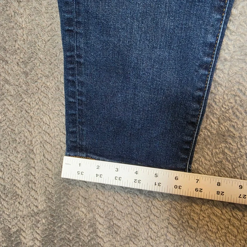 American Eagle Airflex+ Slim Straight Jeans Mens 28x32 Dark Wash Blue Denim
